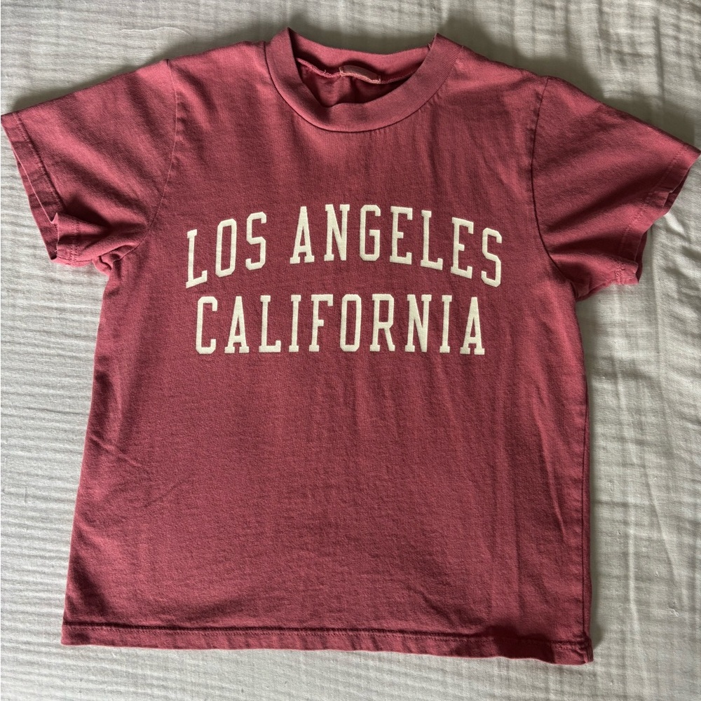 Brandy Melville Los Angeles baby tee